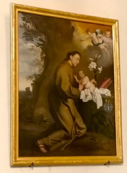 Tableau St Antoine de Padoue.