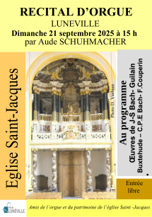 Affiche récital Aude_Schuhmacher 2025-09-21.